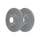 ATE 24.0125-0125.1 Bremsscheiben 2 Stück SAAB