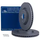 ATE 24.0130-0222.1 Bremsscheiben 2 Stück AUDI
